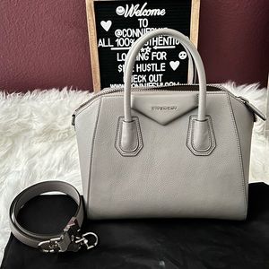 Givenchy Gray grained Small Antigona Bag